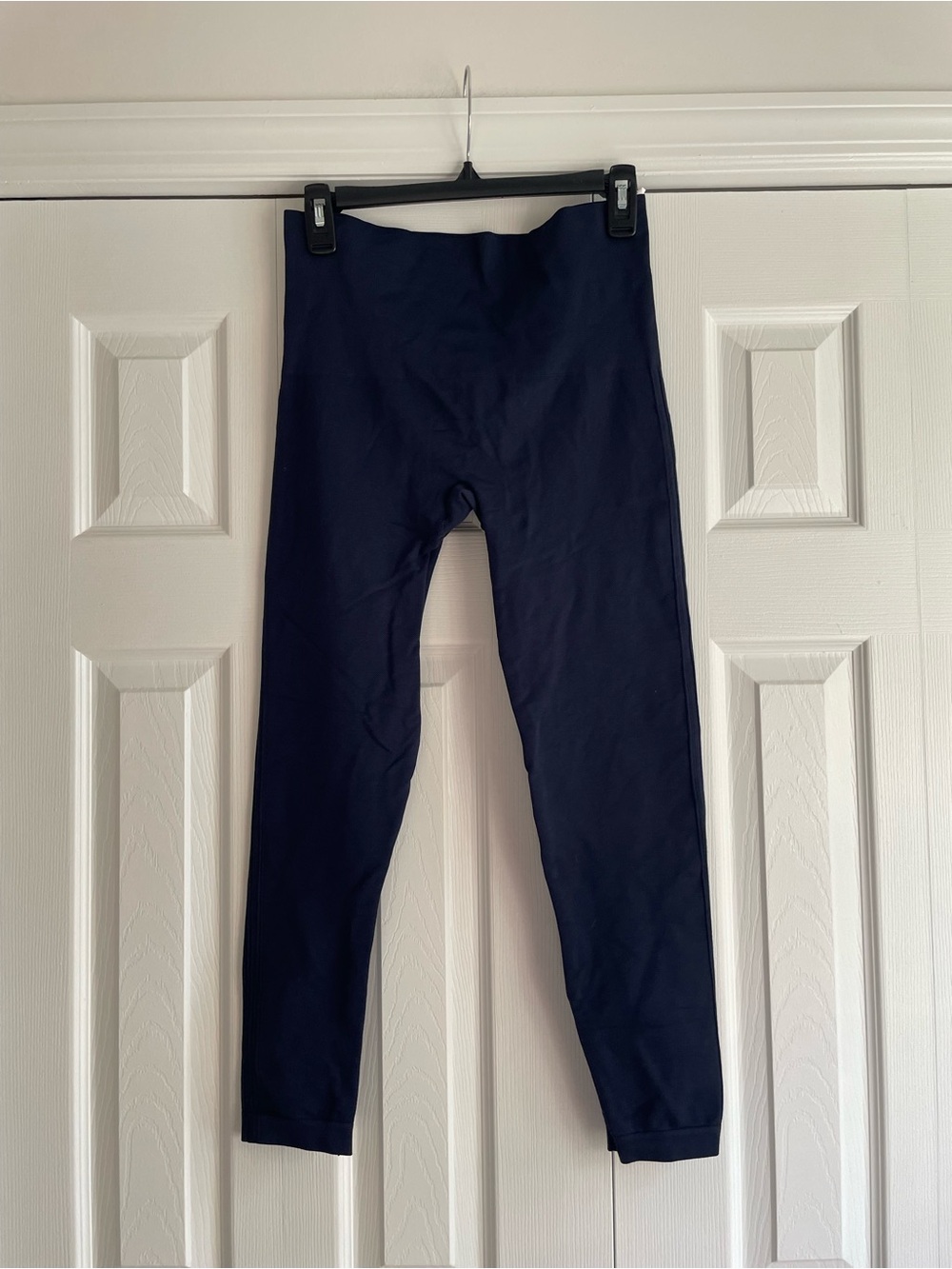 SPANX Navy High-Waist Seamless Sculpting Leggings